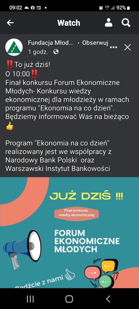 Ogólnopolskie Forum Ekonomiczne Młodych, Warszawa 19-20. 05. 2022r.