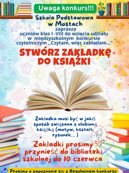 Konkurs czytelniczy ''Czytam, więc zakładam…”
