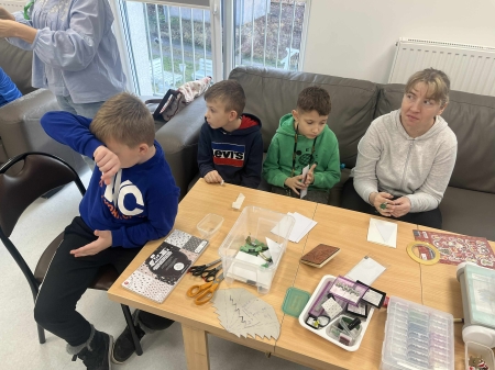 Bożonarodzeniowe kartki klasy 3a