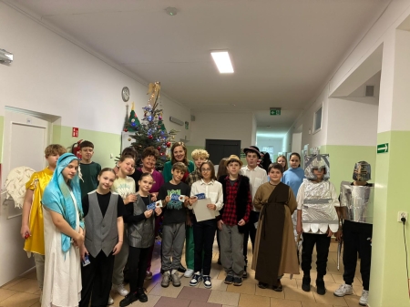 Odwiedziny uczniów klasy 6 b 