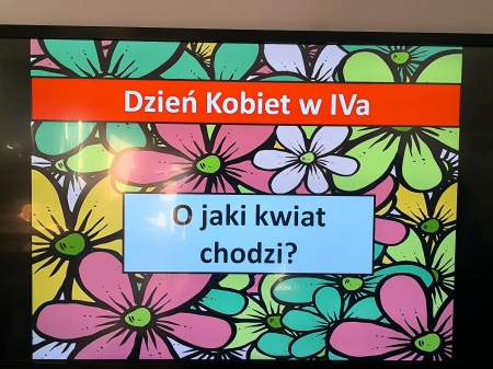 Dzień Kobiet w 4a
