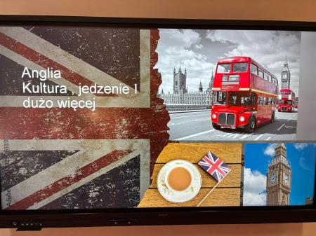 Lekcja o Anglii w klasie 2a