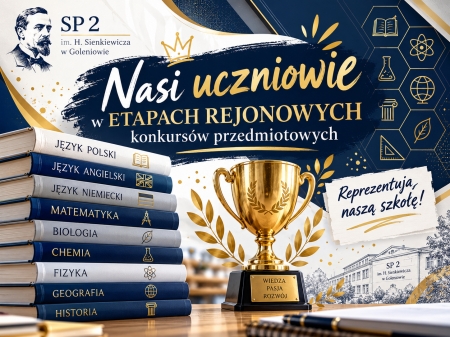  Przed nami etap rejonowy konkursów przedmiotowych! 