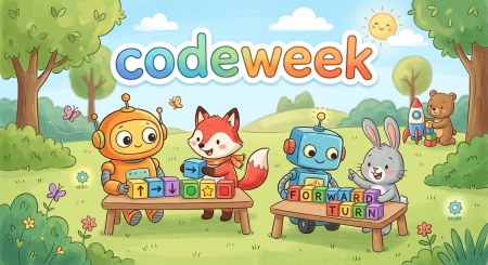 Świetlica w magicznym świecie robotów